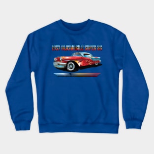 1957 OLDSMOBILE SUPER 88 - RACE EDITION Crewneck Sweatshirt